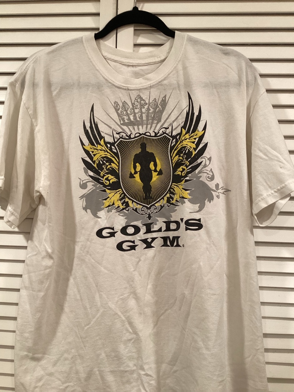 Gold's Gym official Logo T short sleeve PROMO T RARE